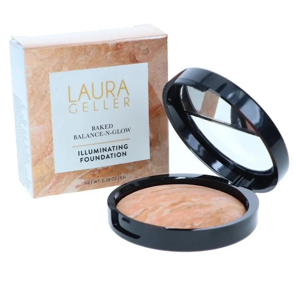 NIB Laura Geller 0006022B Baked Balance-N-Glow Illuminating Foundation FAIR $38